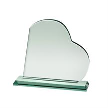 HC038C Heart Shaped Glass Award